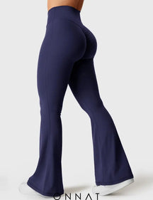 Onnat V-Waistband Kalie Flare Leggings Navy / S