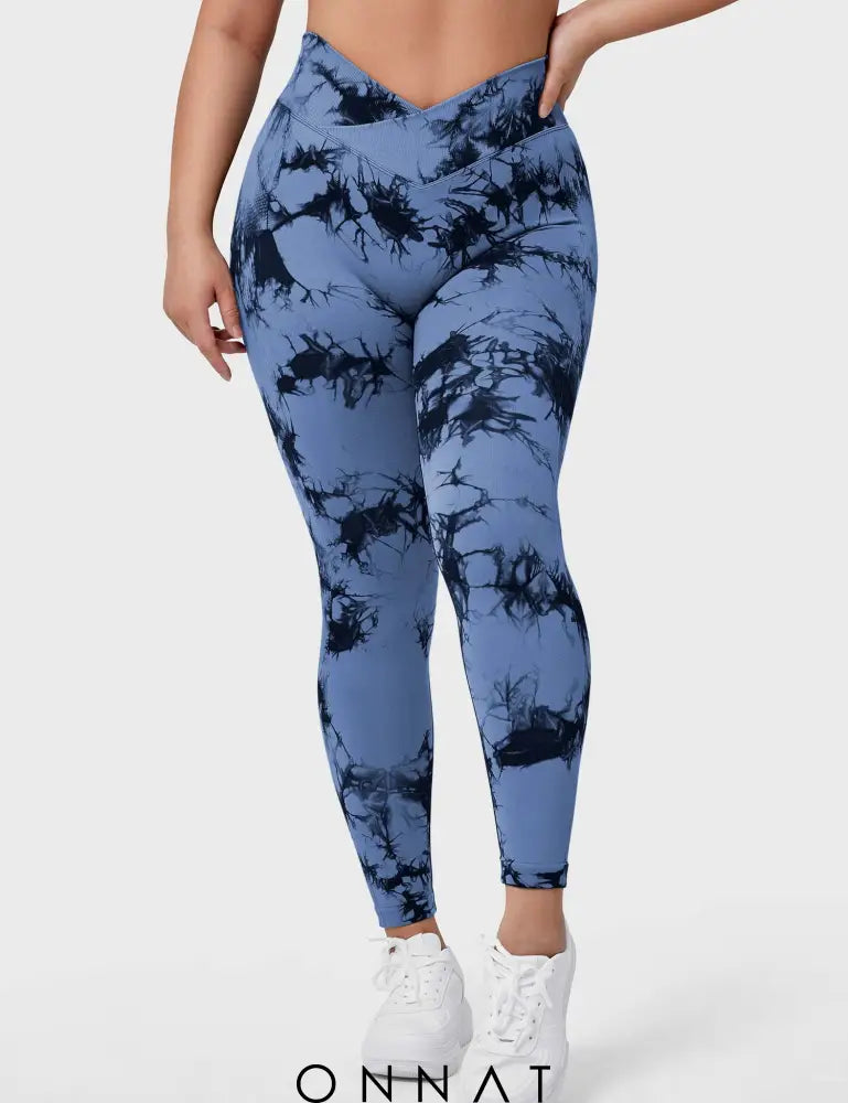 Onnat V-Waistband Tie Dye Leggings