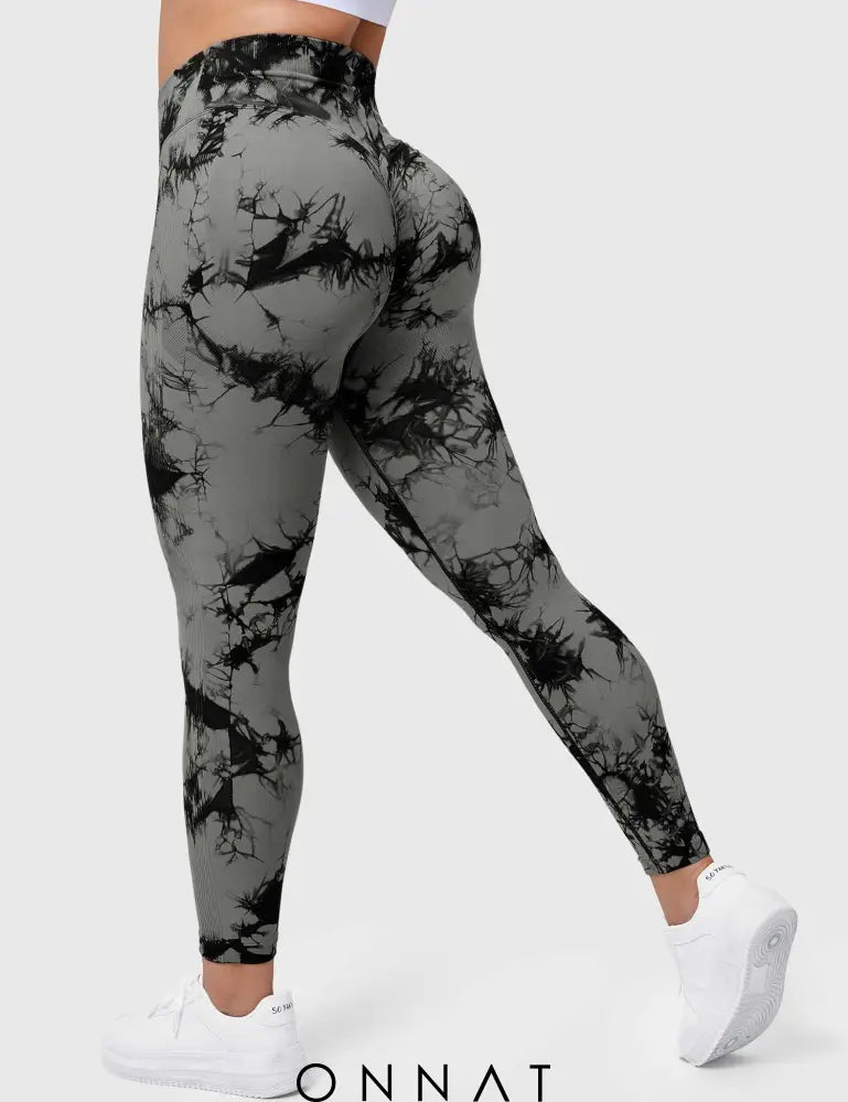 Onnat V-Waistband Tie Dye Leggings