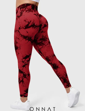 Onnat V-Waistband Tie Dye Leggings