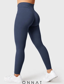 Onnat V-Waistband Workout Leggings Navy / S