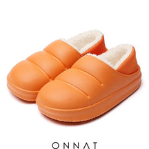 Onnat Waterproof Plush Winter Slippers Orange / 36-37 Shoes