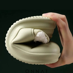 Onnat Waterproof Plush Winter Slippers Shoes