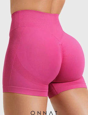 Onnat Wendy V-Waistband Shorts Pink / S