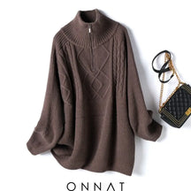 Oversized Wool Sweater Talia Auburn / One Size Sweaters & Cardigans