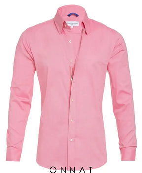 Oxford Stretch Zip Shirt Menswear