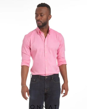 Oxford Stretch Zip Shirt Menswear