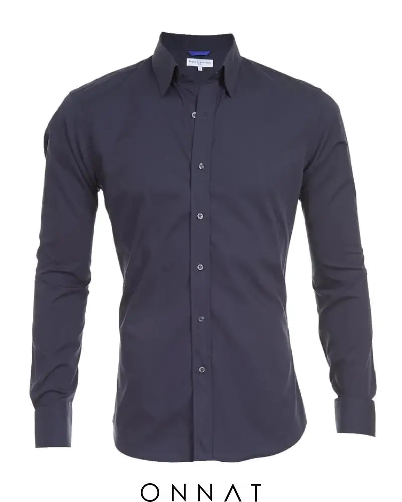 Oxford Stretch Zip Shirt Menswear