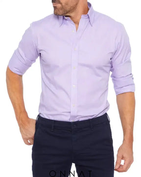 Oxford Stretch Zip Shirt Menswear