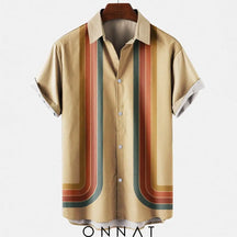 Palms Summer Shirt Khaki / Xs Menswear