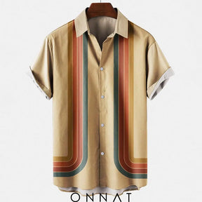 Palms Summer Shirt Khaki / Xs Menswear