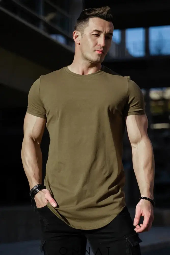 Perfect Drop Essential Tee Green / M Menswear