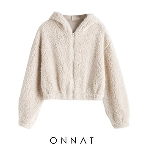 Plush Sweatshirt Melanie Beige / L Sweaters & Cardigans