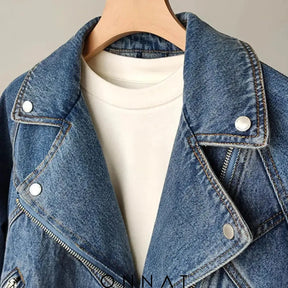 Poly Denim Jacket Coats & Jackets