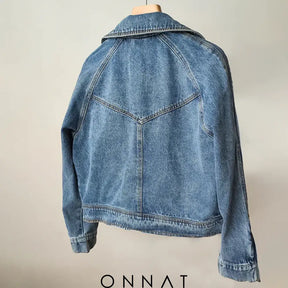 Poly Denim Jacket Coats & Jackets