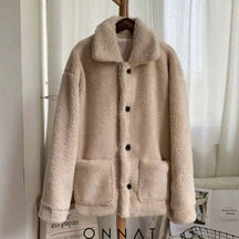 Posh Parka Coat Beige Fur Coat / S Coats & Jackets