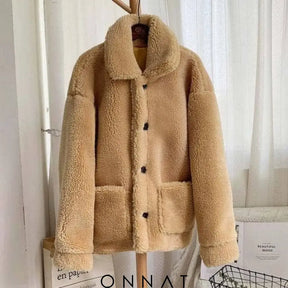 Posh Parka Coat Camel Fur Coat / S Coats & Jackets