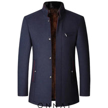 Prestige Wool Overcoat Blue / S Menswear