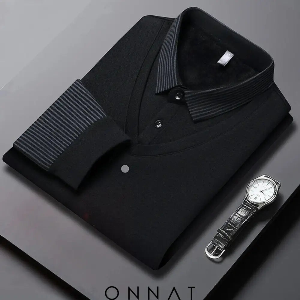 Pullover Shirt - Onnat™ Black / M Menswear