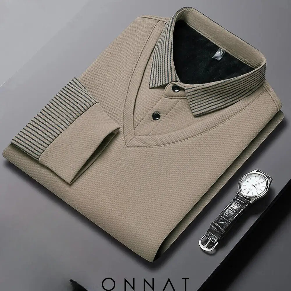 Pullover Shirt - Onnat™ Khaki / M Menswear