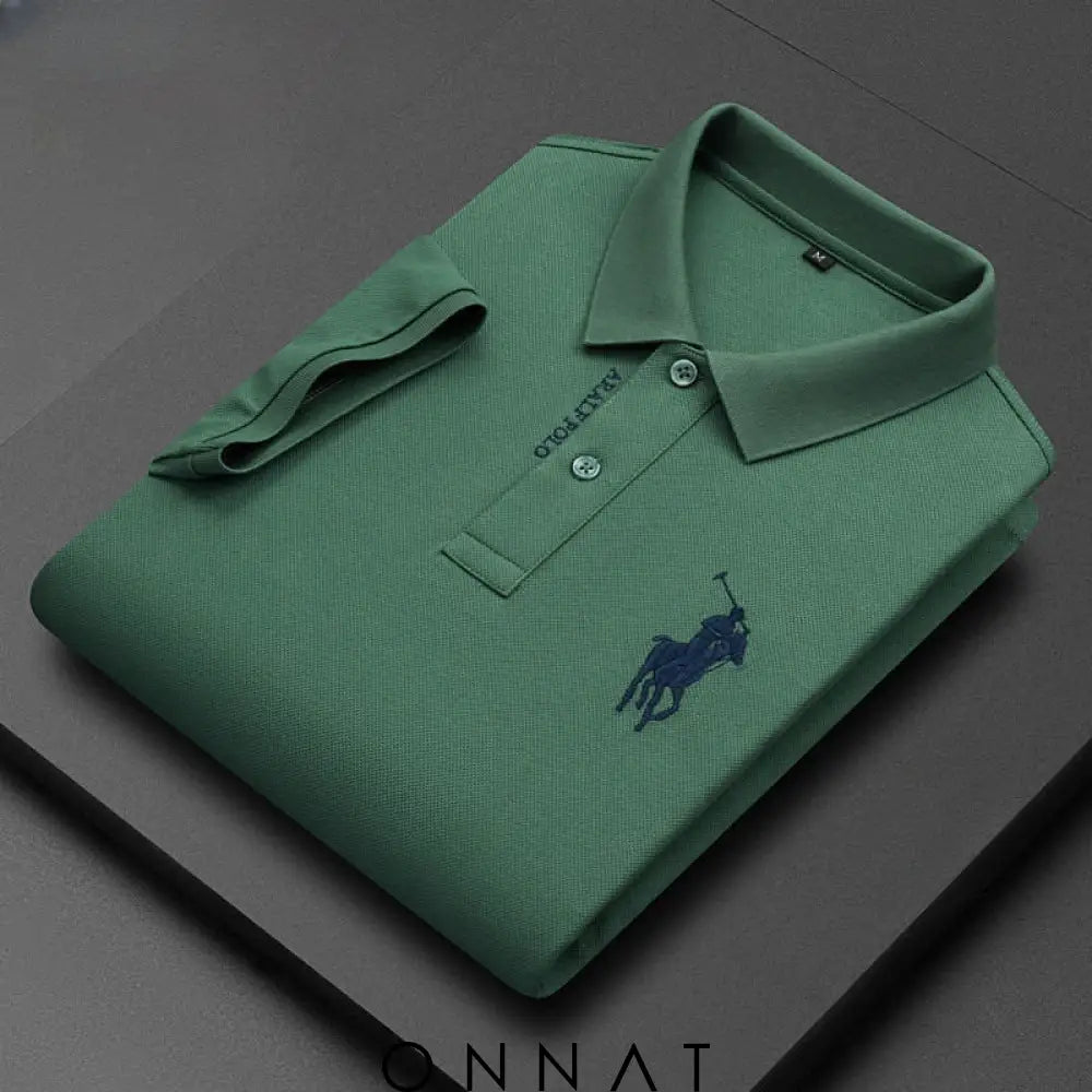 Raphael Polo Shirt Green / Xs Menswear