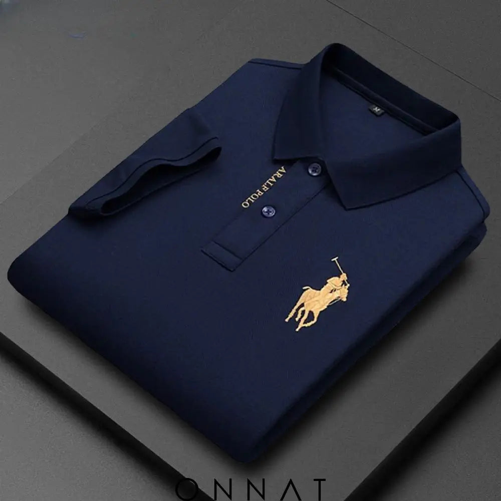 Raphael Polo Shirt Navy Blue / Xs Menswear