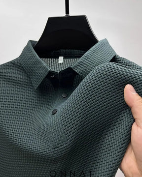 Refined High Relief Polo Shirt Dark Green / Xs Menswear