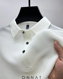 Refined High Relief Polo Shirt White / Xs Menswear