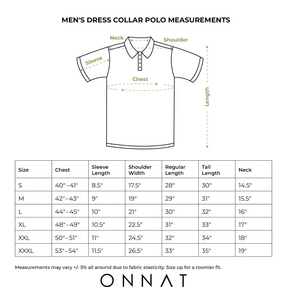 Semi-Spread Collar Polo Menswear