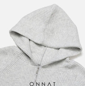 Semi Zip Warm Hoodie Menswear