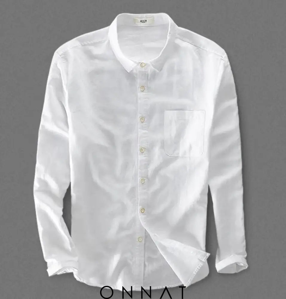 Smart Comfort Cotton Shirt White / M Menswear