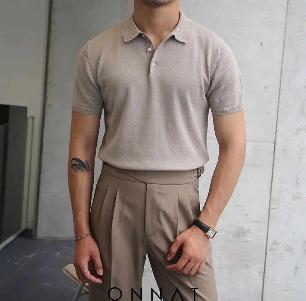 Soft Knit Polo Menswear