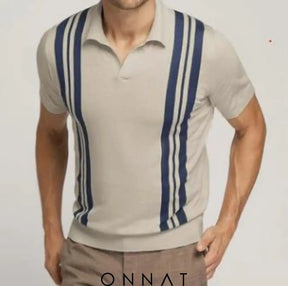 Stripped Polo T-Shirt Menswear