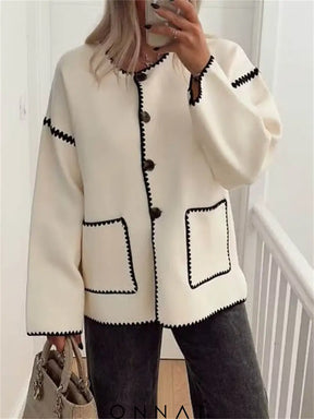 Stylish Adele Jacket Beige / Xs Coats & Jackets