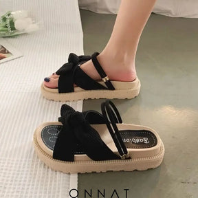 Tess™️ - Comfortabele Sandalen Zwart / 35