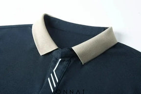 Urbansharp Lapel T-Shirt - Sleek & Casual Menswear