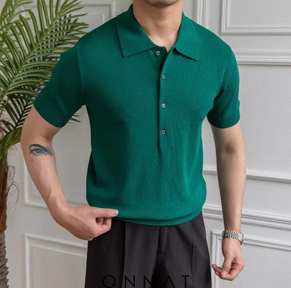 Valarosa Polo Shirt Green / S Menswear