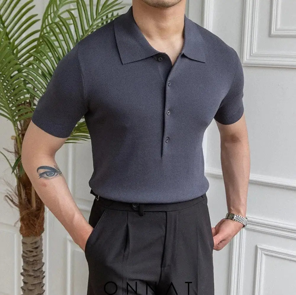 Valarosa Polo Shirt Navy / S Menswear