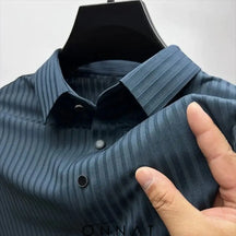 Vermilliôn Legacy Venus® Silk Polo Blue / S Menswear