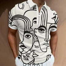 Versatile Modern T-Shirt White Face / M Menswear