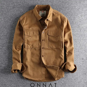 Vintage Cargo Long Sleeve Shirt Menswear