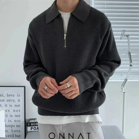 Vintage Knitted Pullover Menswear