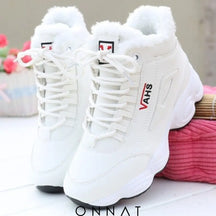 Warm Plush Women’s Sneakers Beige / 35 Shoes