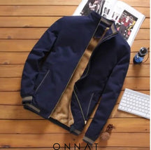 Winter Bomber Jacket Dark Blue / S Menswear