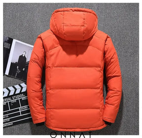 Winter Mens White Duck Down Jacket Menswear