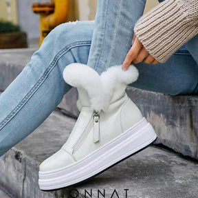 Women’s Plush Shoes White / 4.5