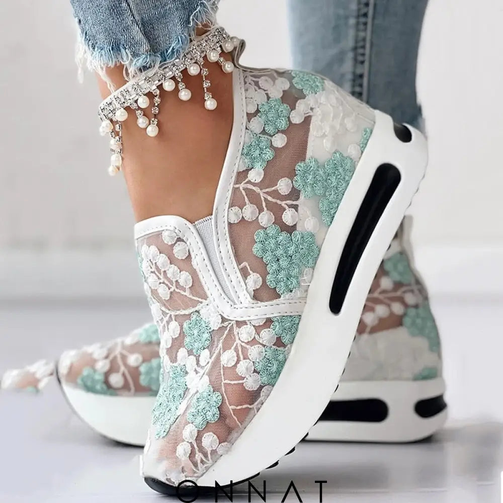 Yara Platform Sneakers Light Green / 35 Shoes