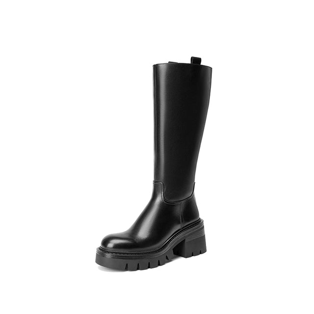 Onnat Shoes Zafiro Schwarze Stiefel für Damen